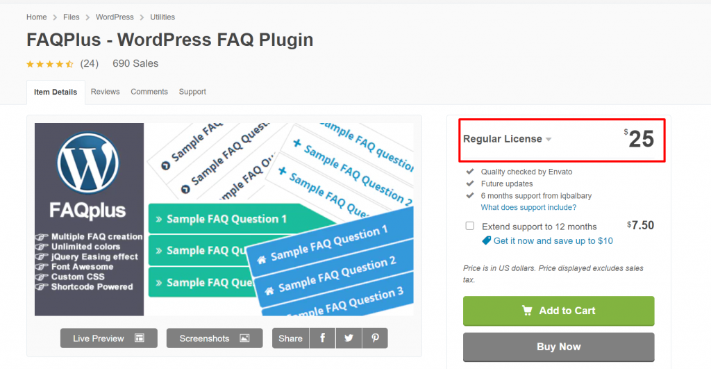 FAQ Plus - WordPress FAQ Plugin