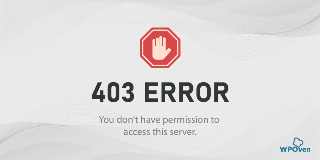 What is WordPress 403 Forbidden