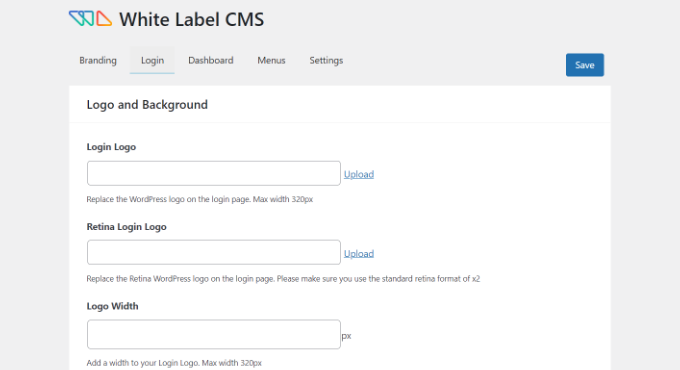 Cài đặt plugin White Label CMS