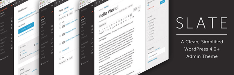 Chủ đề quản trị Slate WordPress